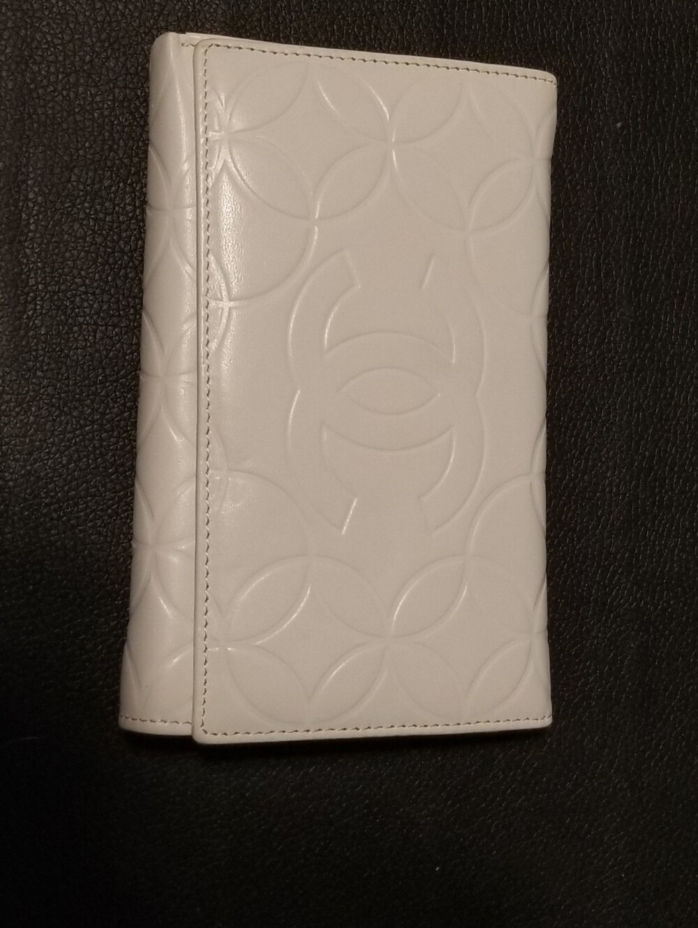 Chanel White Bifold Wallet